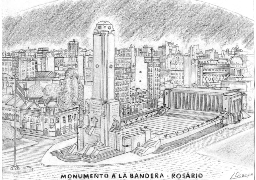 Vista general del Monumento desde su entorno