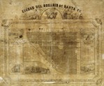 Plano de Rosario por Nicolás Grondona (1858)
