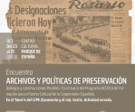 Encuento Archivos y políticas de preservación